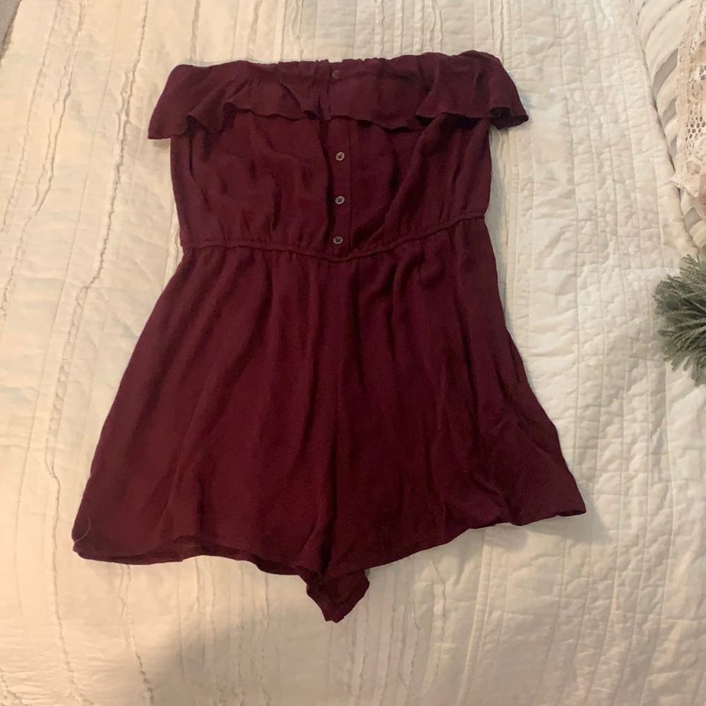 Maroon romper